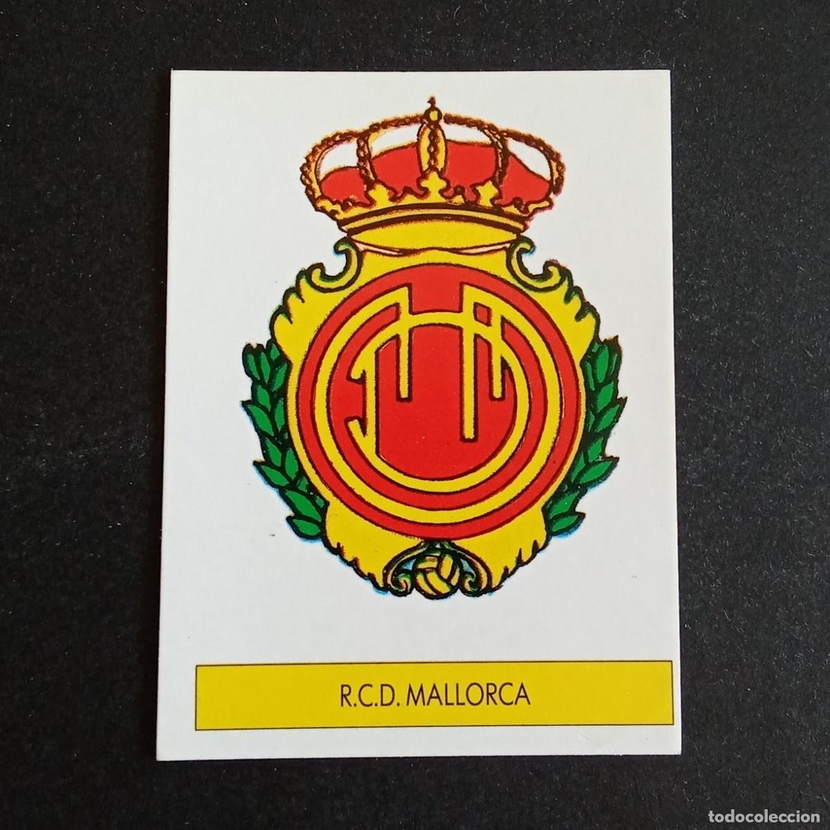Cromos de f&uacute;tbol: ESCUDO MALLORCA CROMO EDITORIAL FESTIVAL 1987 1988 LIGA 87 88 NUNCA PEGADO