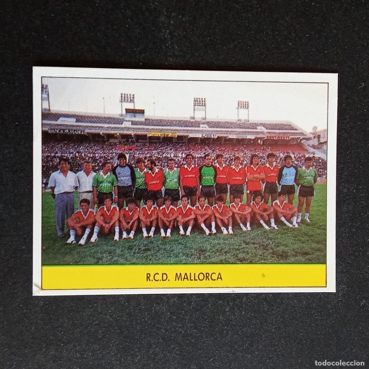Cromos de f&uacute;tbol: ALINEACION MALLORCA CROMO EDITORIAL FESTIVAL 1987 1988 LIGA 87 88 NUNCA PEGADO
