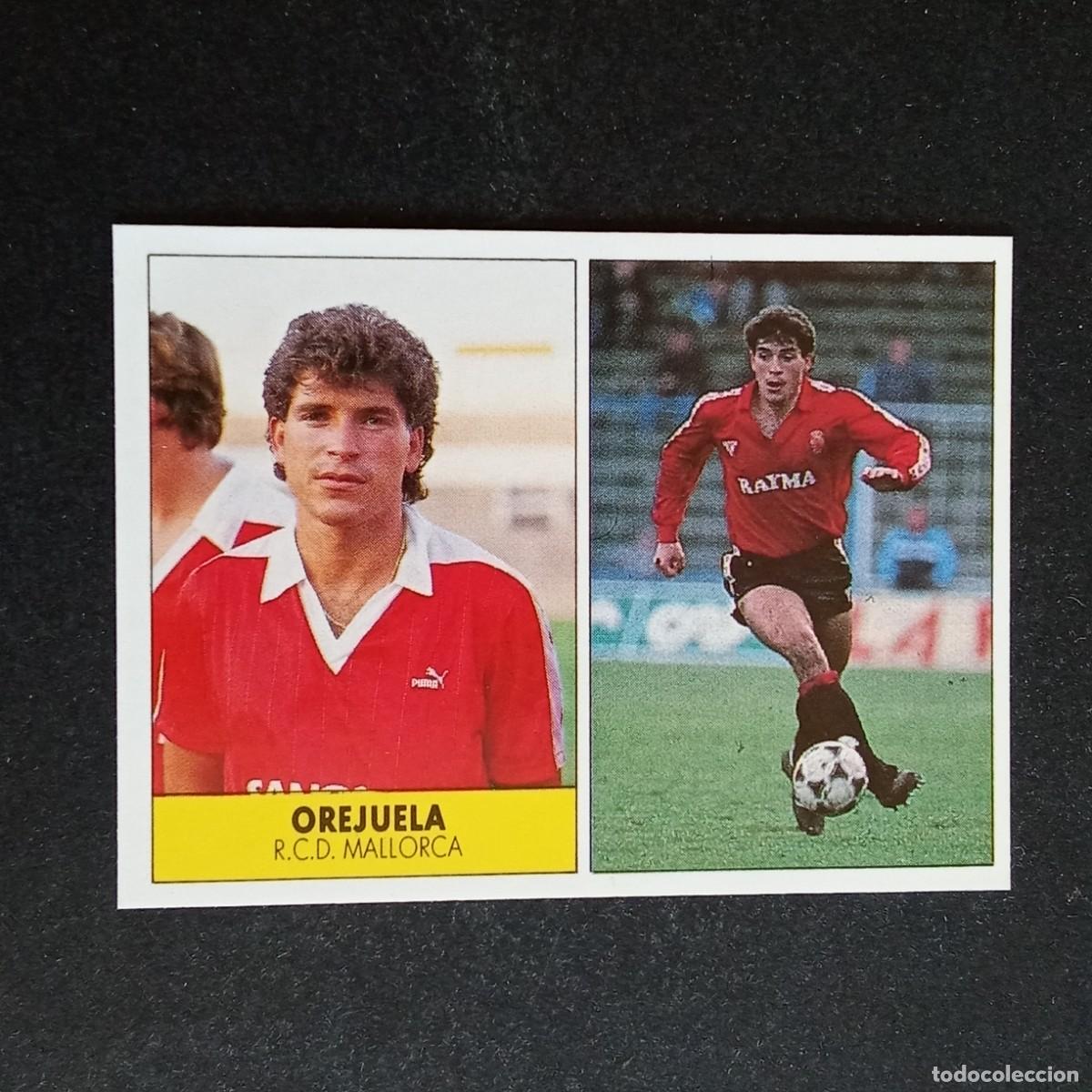 Cromos de f&uacute;tbol: OREJUELA MALLORCA CROMO EDITORIAL FESTIVAL 1987 1988 LIGA 87 88 NUNCA PEGADO