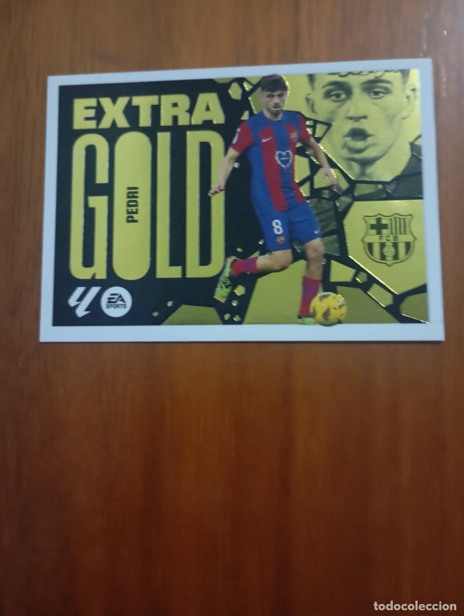 Cromos de f&uacute;tbol: CROMO. PEDRI. EXTRA GOLD. LIGA ESTE 24 2025