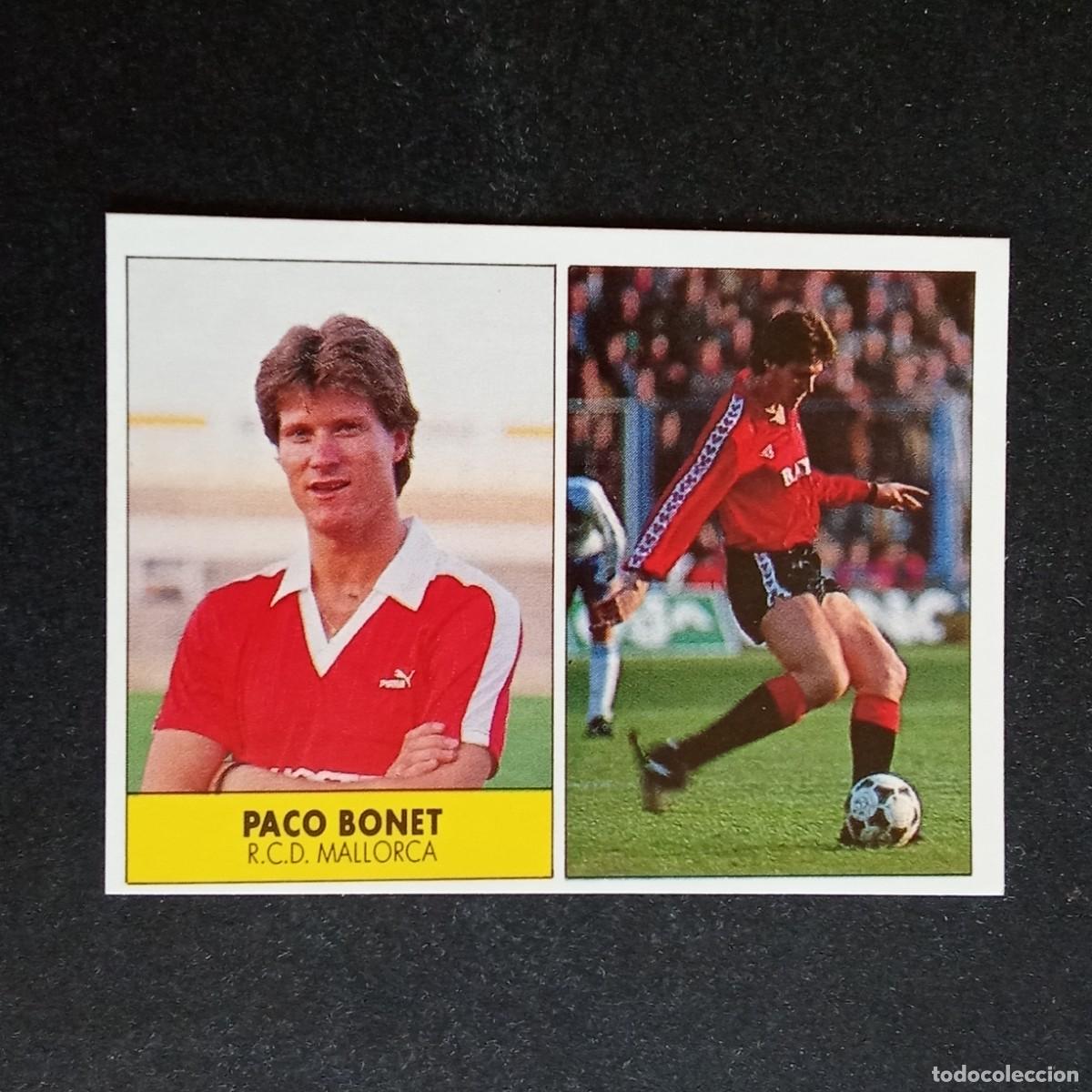 Cromos de f&uacute;tbol: PACO BONET MALLORCA CROMO EDITORIAL FESTIVAL 1987 1988 LIGA 87 88 NUNCA PEGADO