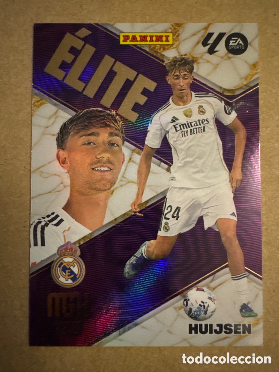 Cromos de f&uacute;tbol: #v 505 Huijsen Real Madrid ELITE Tercera 3 edici&oacute;n Megacracks 25 26 2025 2026 3&ordf;