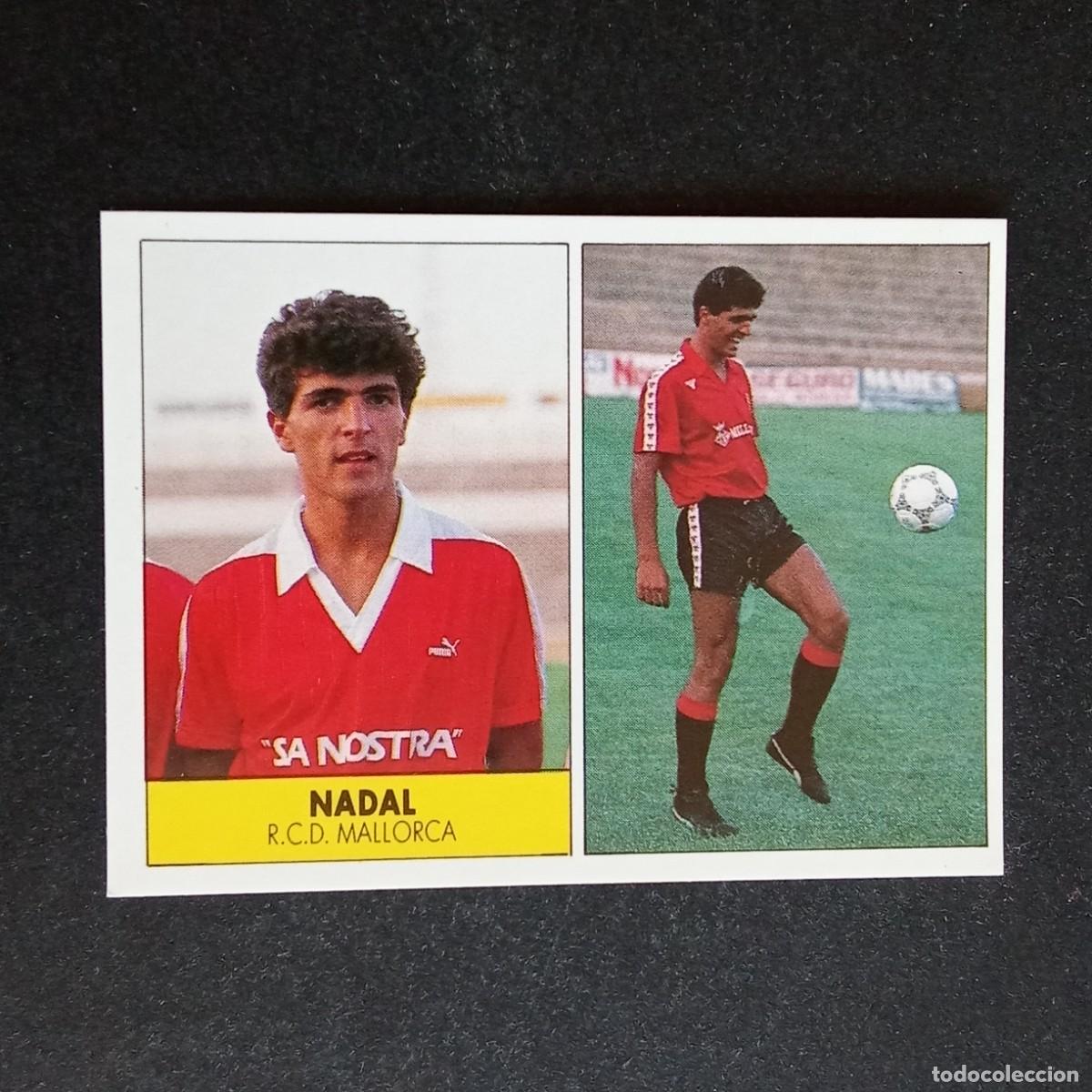 Cromos de f&uacute;tbol: NADAL MALLORCA CROMO EDITORIAL FESTIVAL 1987 1988 LIGA 87 88 NUNCA PEGADO
