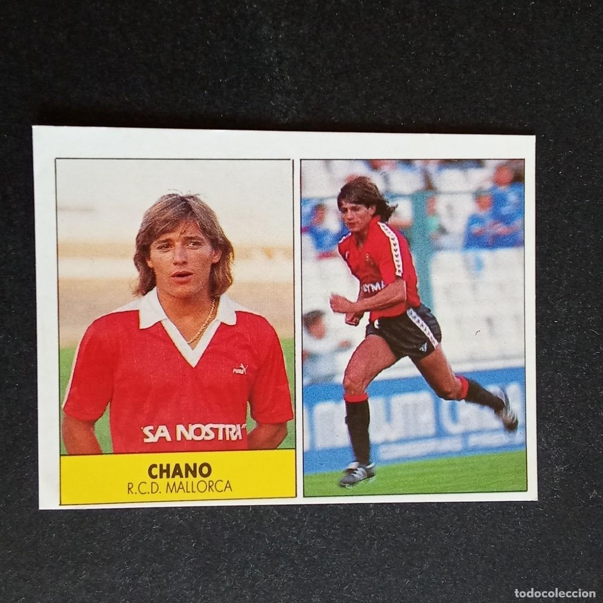 Cromos de f&uacute;tbol: CHANO MALLORCA CROMO EDITORIAL FESTIVAL 1987 1988 LIGA 87 88 NUNCA PEGADO