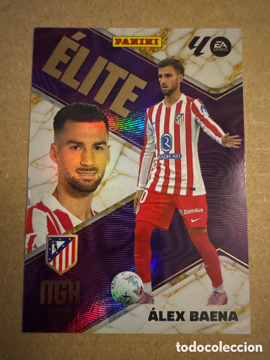 Cromos de f&uacute;tbol: VER FOTOS # 506 &Aacute;lex Baena Atl&eacute;tico de Madrid ELITE Tercera 3 edici&oacute;n Megacracks 25 26 2025 2026 3&ordf;
