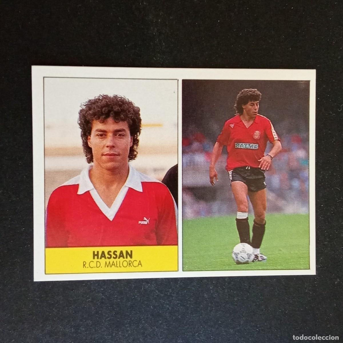 Cromos de f&uacute;tbol: HASSAN MALLORCA CROMO EDITORIAL FESTIVAL 1987 1988 LIGA 87 88 NUNCA PEGADO