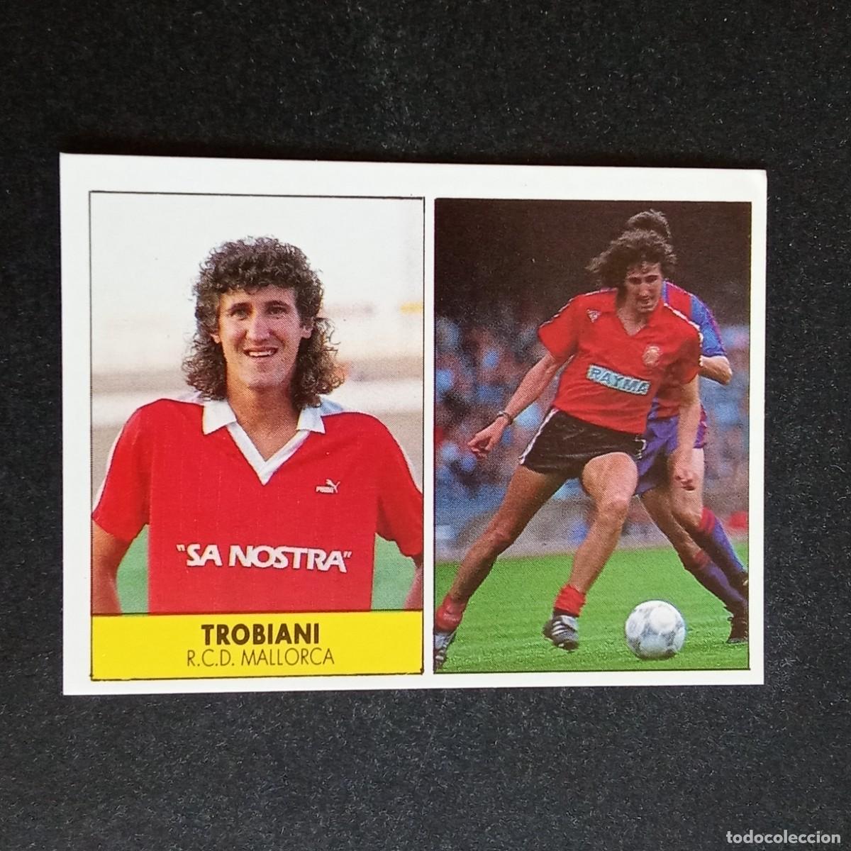 Cromos de f&uacute;tbol: TROBIANI MALLORCA CROMO EDITORIAL FESTIVAL 1987 1988 LIGA 87 88 NUNCA PEGADO