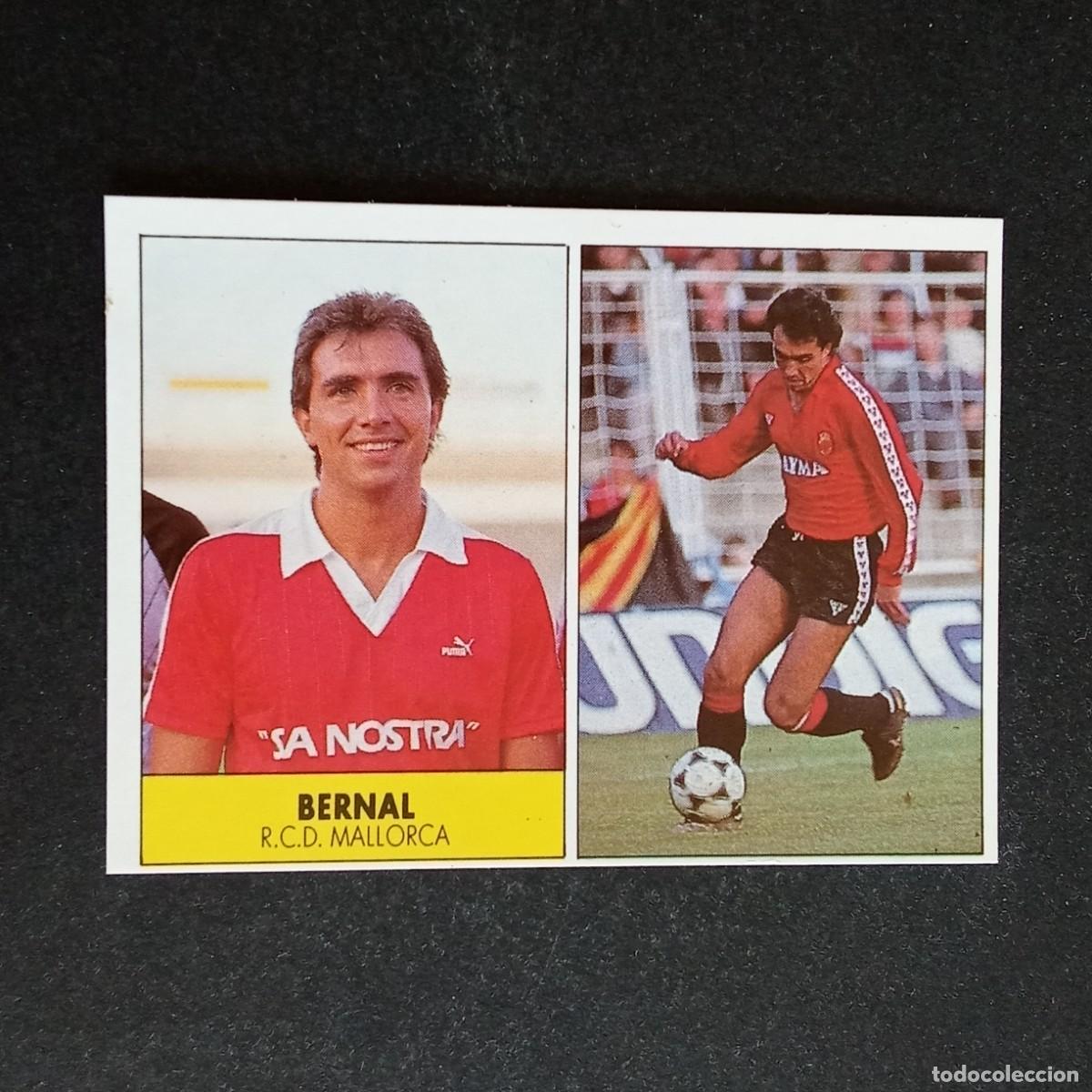 Cromos de f&uacute;tbol: BERNAL MALLORCA CROMO EDITORIAL FESTIVAL 1987 1988 LIGA 87 88 NUNCA PEGADO