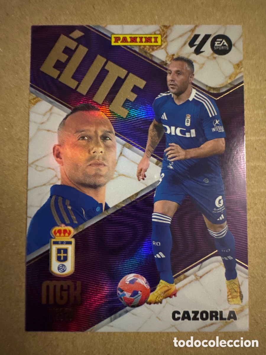 Cromos de f&uacute;tbol: # 507 Cazorla Real Oviedo ELITE Tercera 3 edici&oacute;n Megacracks 25 26 2025 2026 3&ordf;