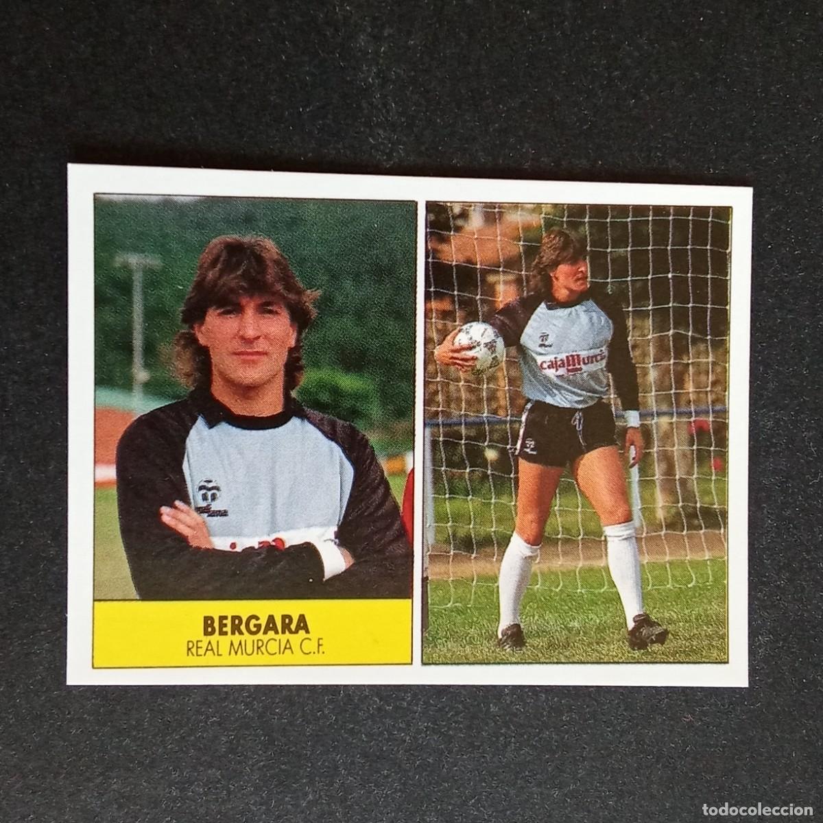 Cromos de f&uacute;tbol: BERGARA MURCIA CROMO EDITORIAL FESTIVAL 1987 1988 LIGA 87 88 NUNCA PEGADO