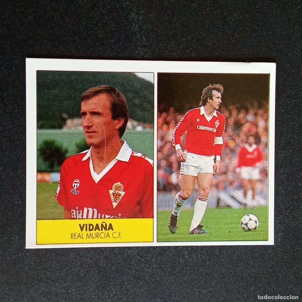 Cromos de f&uacute;tbol: VIDA&Ntilde;A MURCIA CROMO EDITORIAL FESTIVAL 1987 1988 LIGA 87 88 NUNCA PEGADO