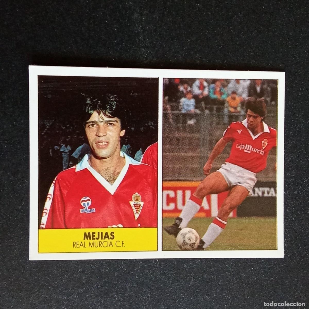 Cromos de f&uacute;tbol: MEJIAS MURCIA CROMO EDITORIAL FESTIVAL 1987 1988 LIGA 87 88 NUNCA PEGADO