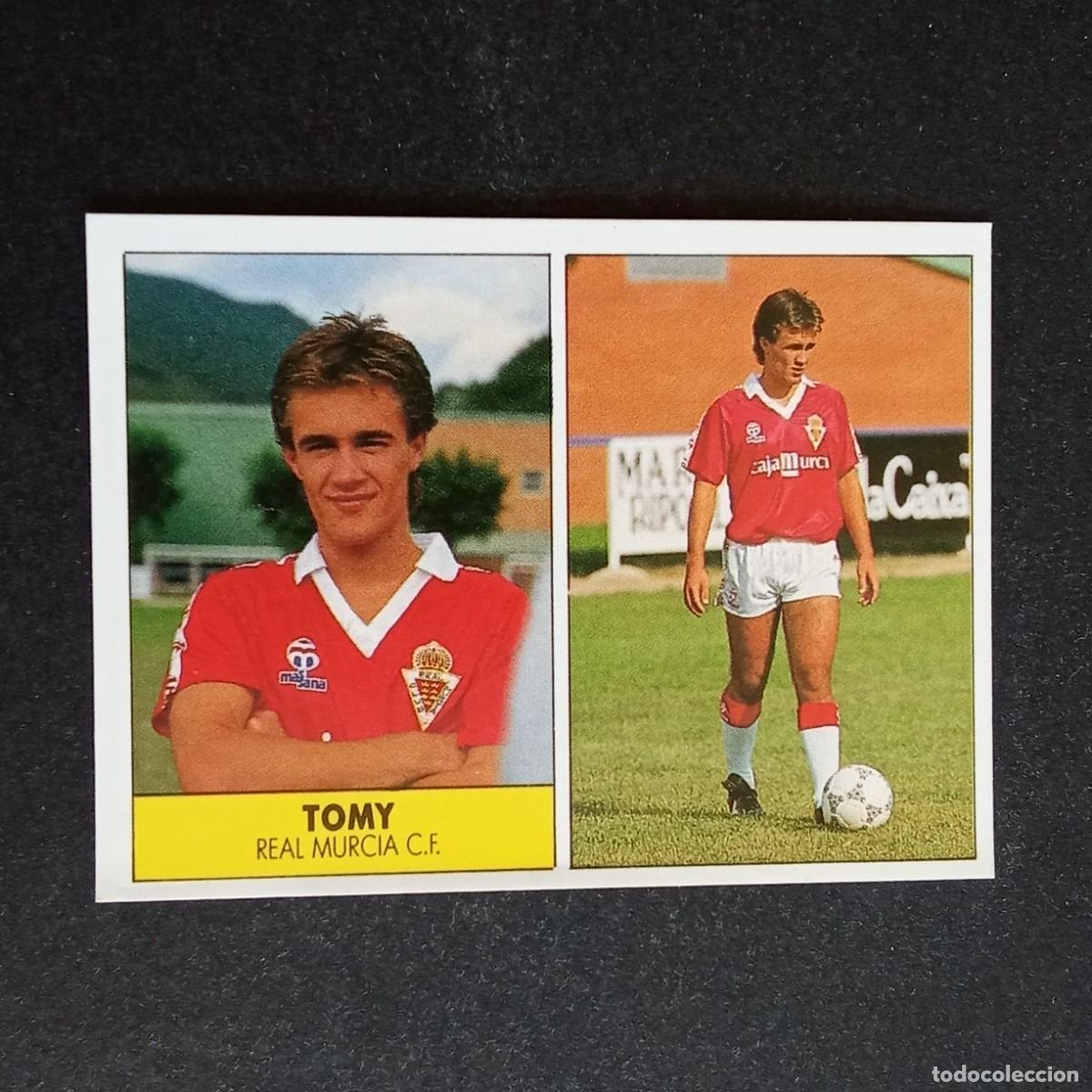 Cromos de f&uacute;tbol: TOMY MURCIA CROMO EDITORIAL FESTIVAL 1987 1988 LIGA 87 88 NUNCA PEGADO