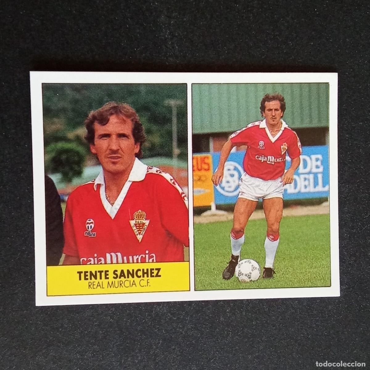 Cromos de f&uacute;tbol: TENTE SANCHEZ MURCIA CROMO EDITORIAL FESTIVAL 1987 1988 LIGA 87 88 NUNCA PEGADO