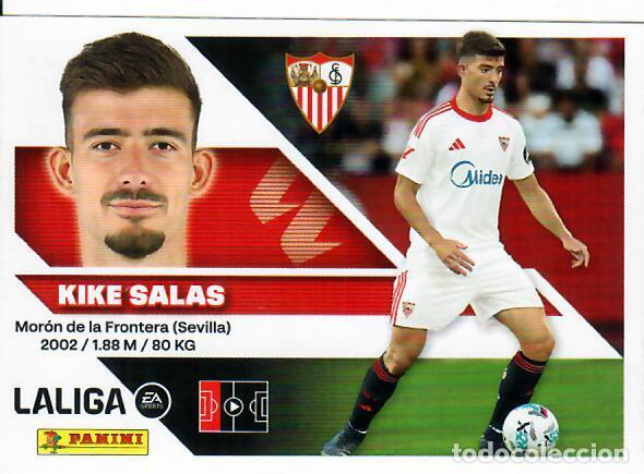 Cromos de f&uacute;tbol: CROMO PANINI LIGA ESTE 26 27 - N&ordm; 7 - KIKE SALAS - SEVILLA