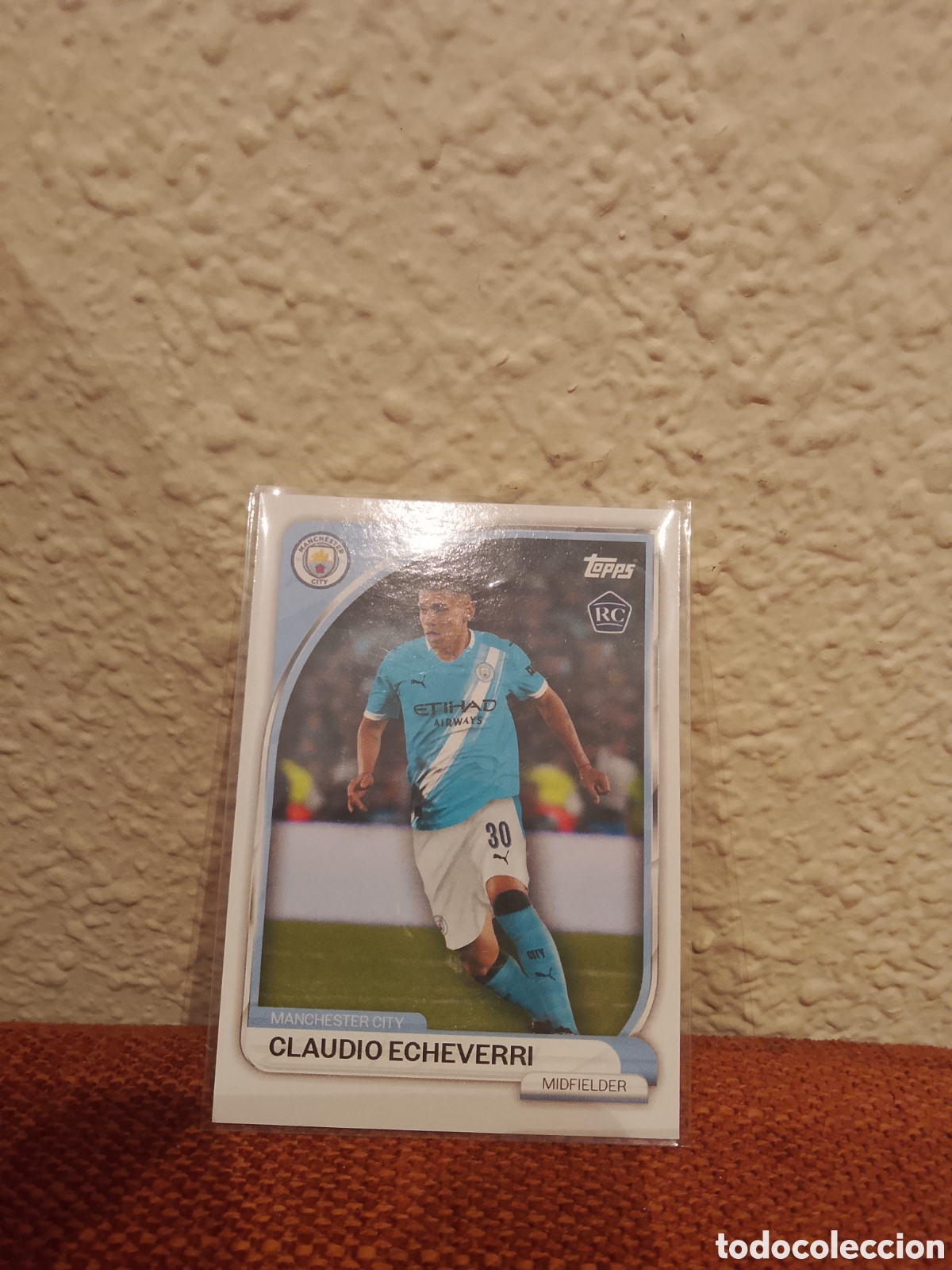 Cromos de f&uacute;tbol: Claudio Echeverri Rookie card collector tin topps 25/26 2025 2026