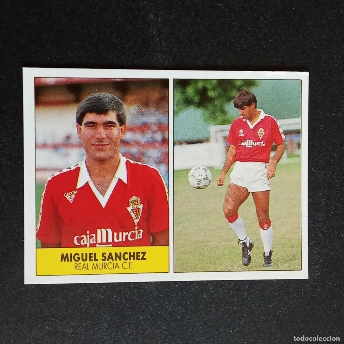 Cromos de f&uacute;tbol: MIGUEL SANCHEZ MURCIA CROMO EDITORIAL FESTIVAL 1987 1988 LIGA 87 88 NUNCA PEGADO