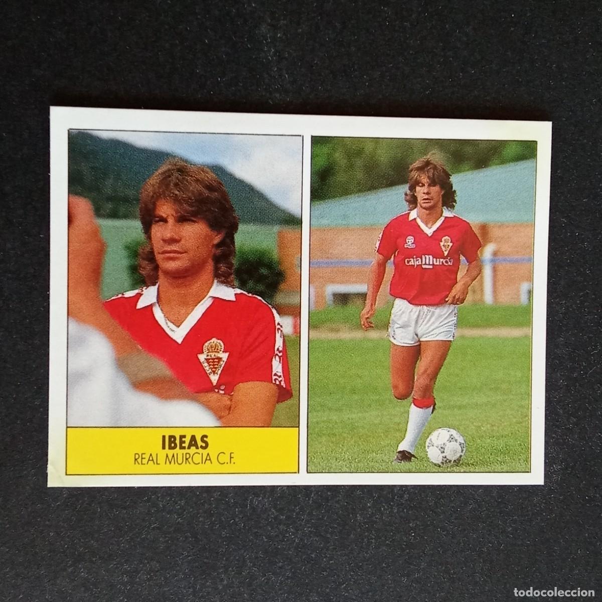 Cromos de f&uacute;tbol: IBEAS MURCIA CROMO EDITORIAL FESTIVAL 1987 1988 LIGA 87 88 NUNCA PEGADO