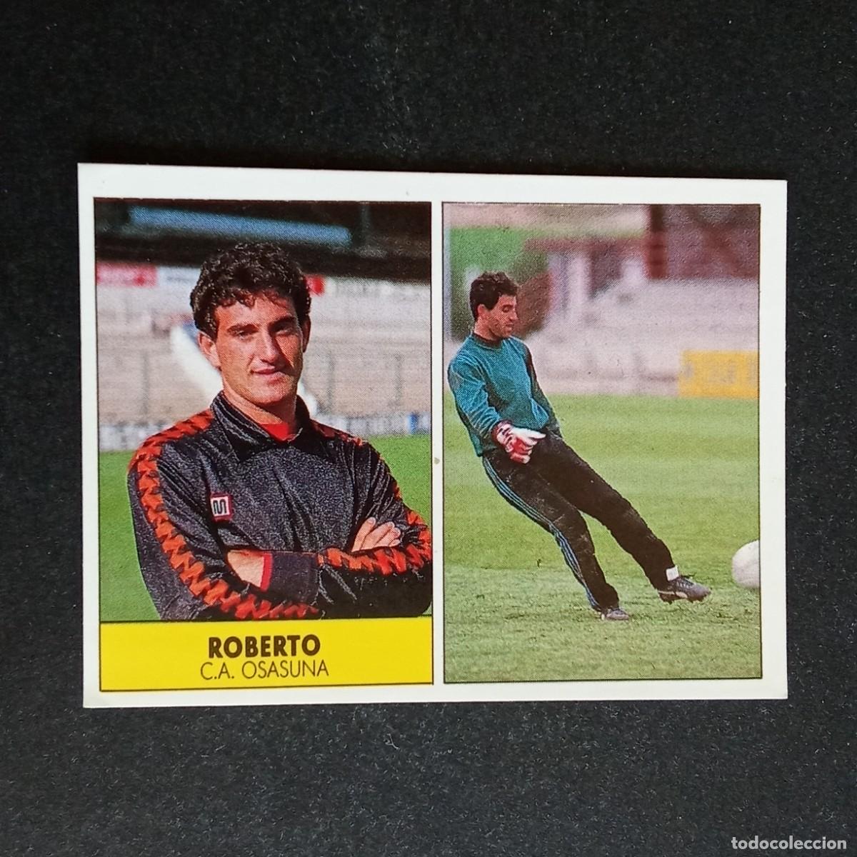 Cromos de f&uacute;tbol: ROBERTO OSASUNA CROMO EDITORIAL FESTIVAL 1987 1988 LIGA 87 88 NUNCA PEGADO