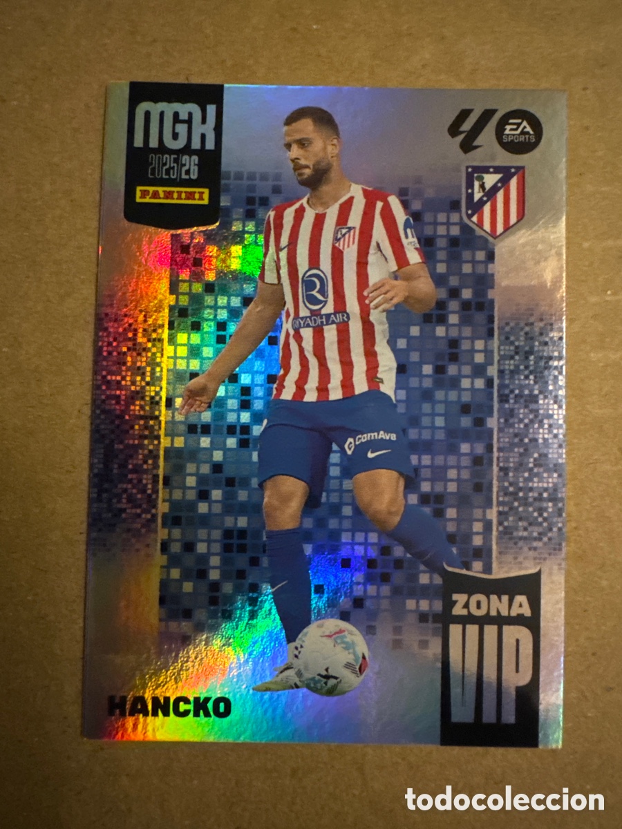 Cromos de f&uacute;tbol: # 511 Hancko Atl&eacute;tico de Madrid ZONA VIP Tercera 3 edici&oacute;n Megacracks 25 26 2025 2026 3&ordf;