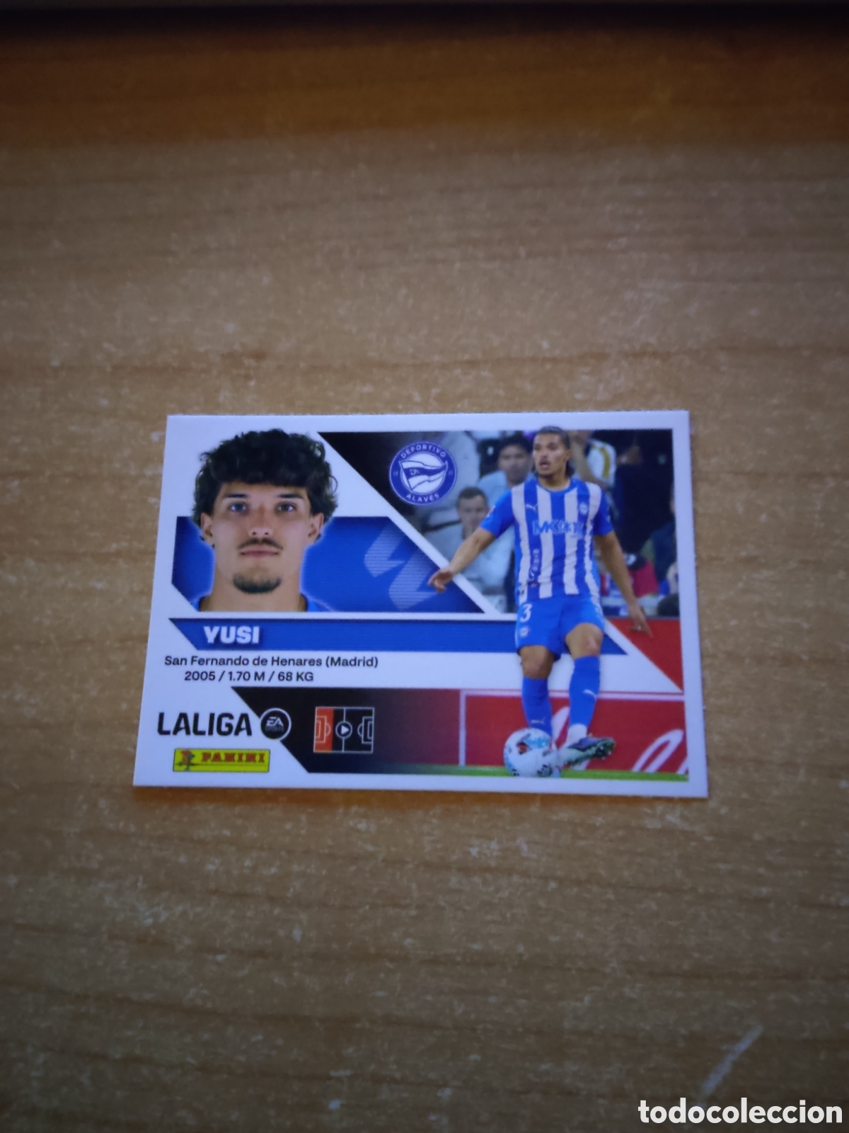 Cromos de f&uacute;tbol: 9 YUSI ALAVES LIGA ESTE 2026 2027