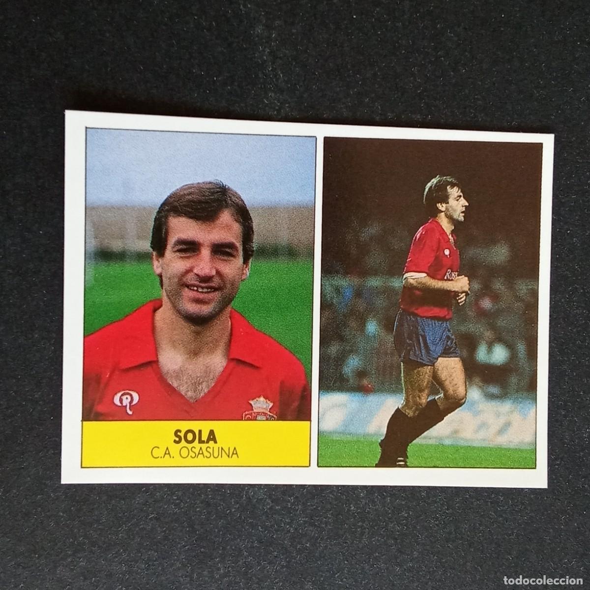 Cromos de f&uacute;tbol: SOLA OSASUNA CROMO EDITORIAL FESTIVAL 1987 1988 LIGA 87 88 NUNCA PEGADO