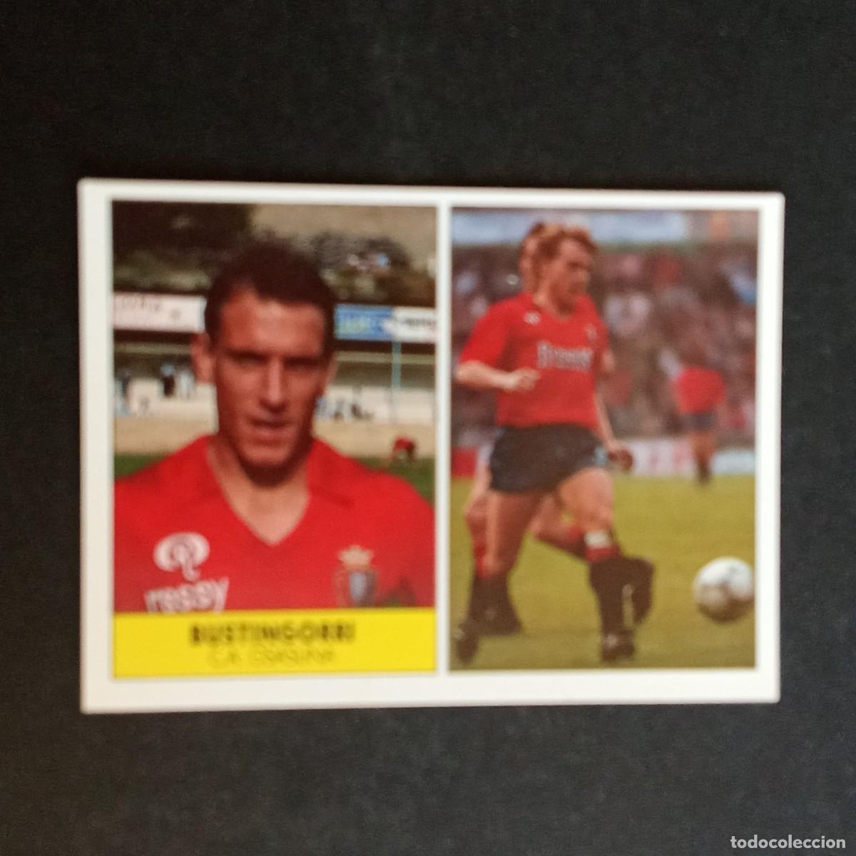 Cartes &agrave; collectionner de Football: BUSTINGORRI OSASUNA CROMO EDITORIAL FESTIVAL 1987 1988 LIGA 87 88 NUNCA PEGADO