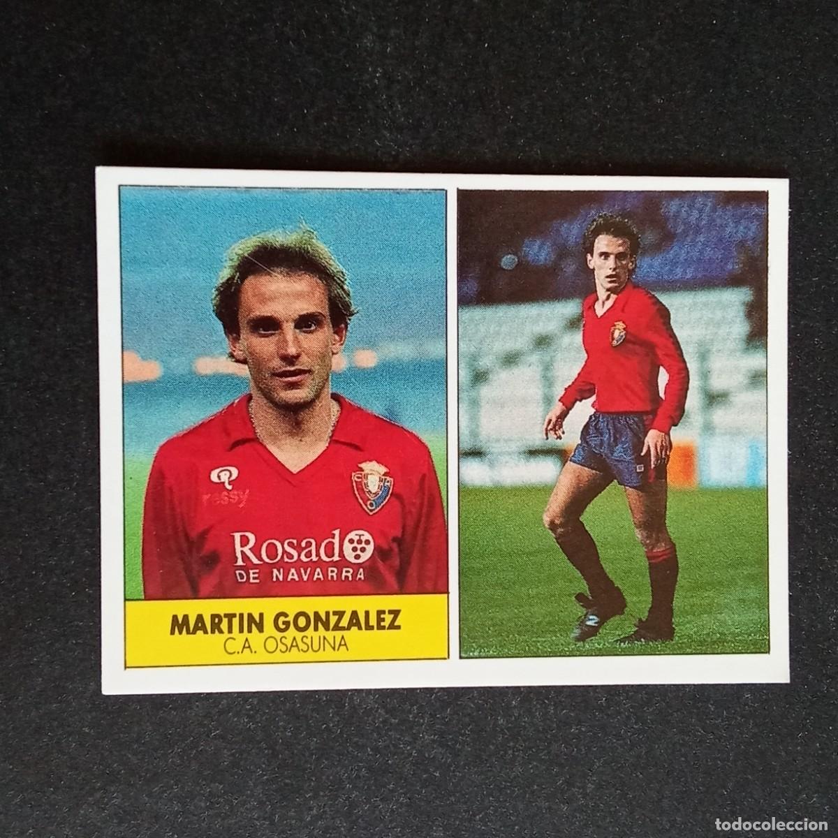 Cartes &agrave; collectionner de Football: MARTIN GONZALEZ OSASUNA CROMO EDITORIAL FESTIVAL 1987 1988 LIGA 87 88 NUNCA PEGADO