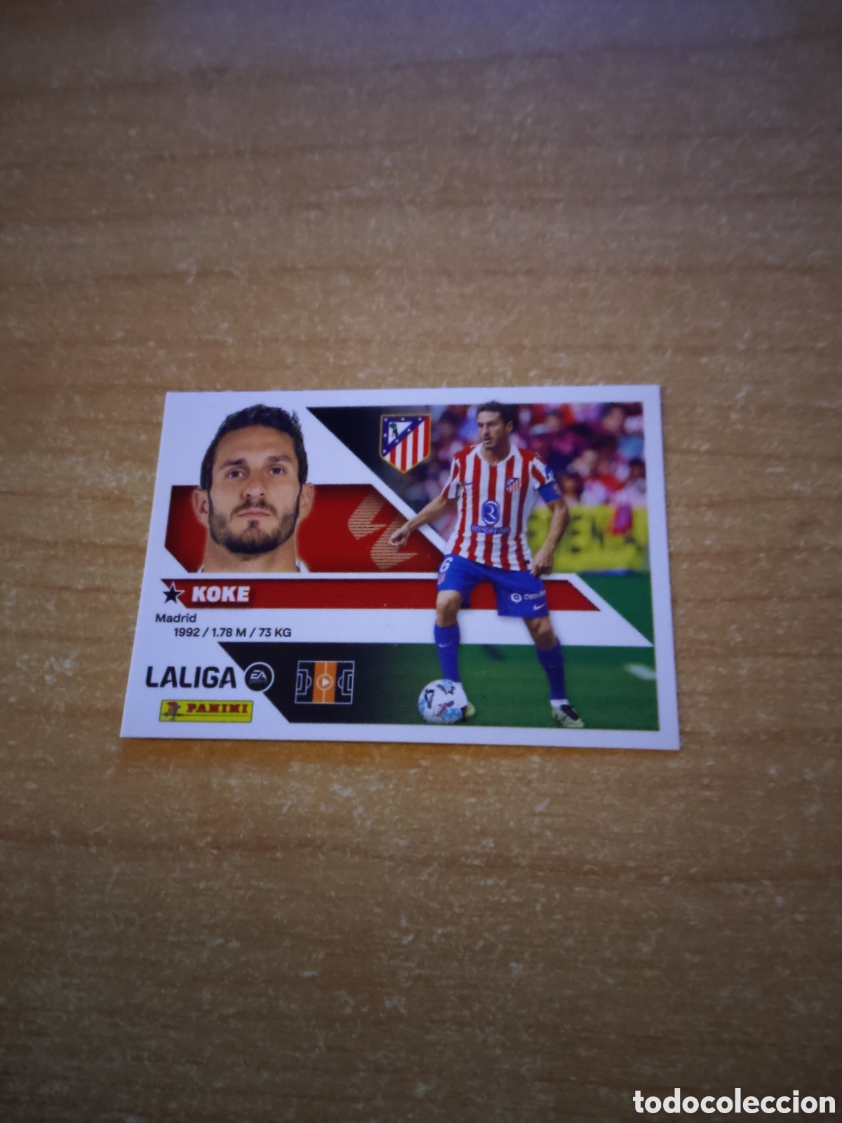 Cromos de f&uacute;tbol: 11 KOKE ATLETICO MADRID LIGA ESTE 2026 2027