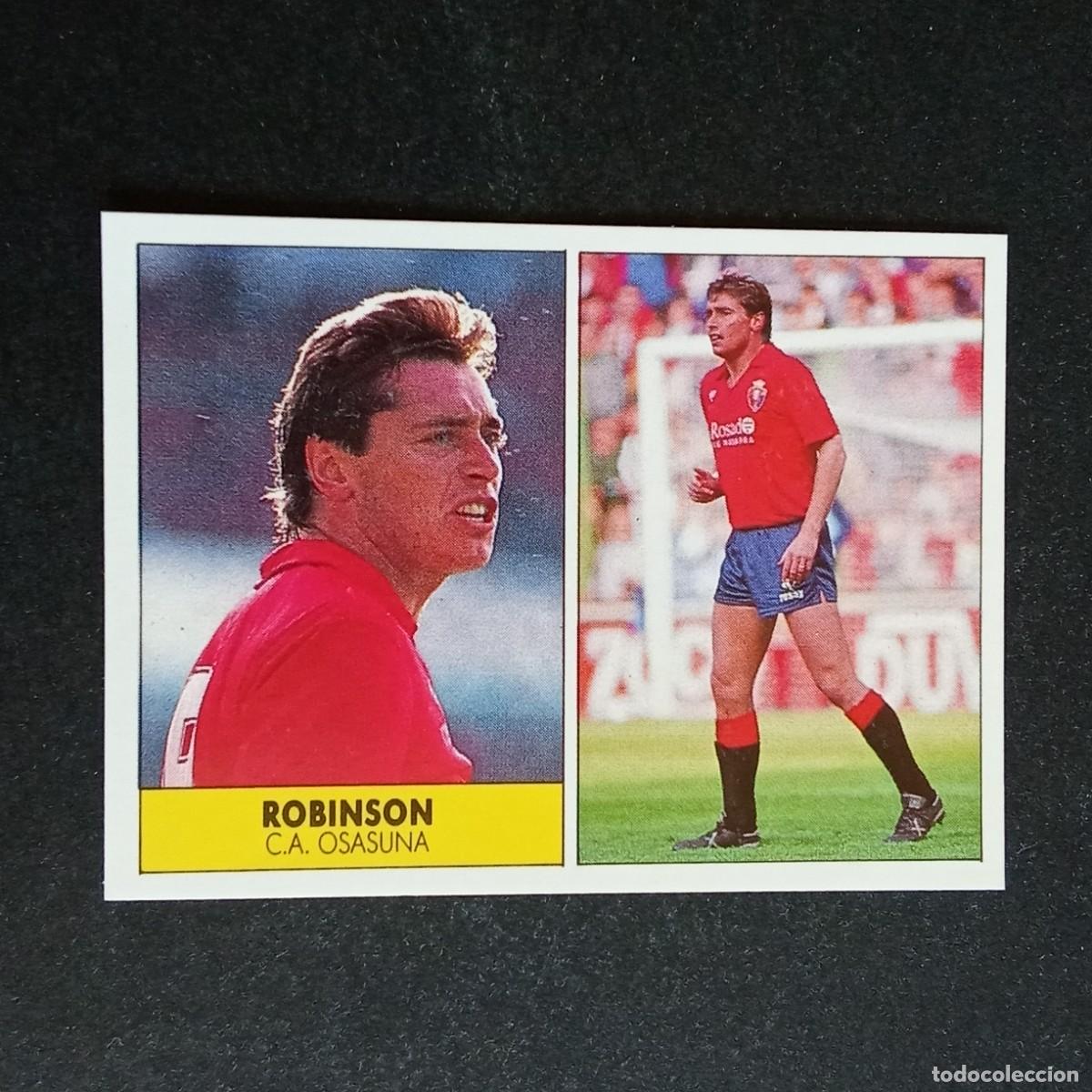 Cartes &agrave; collectionner de Football: ROBINSON OSASUNA CROMO EDITORIAL FESTIVAL 1987 1988 LIGA 87 88 NUNCA PEGADO