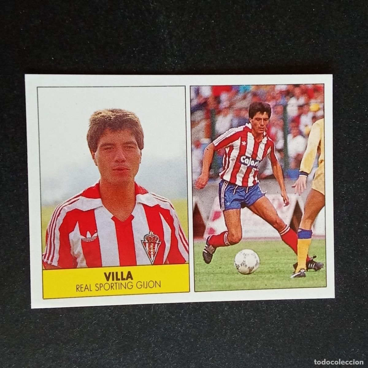 Cromos de f&uacute;tbol: VILLA SPORTING GIJON CROMO EDITORIAL FESTIVAL 1987 1988 LIGA 87 88 NUNCA PEGADO