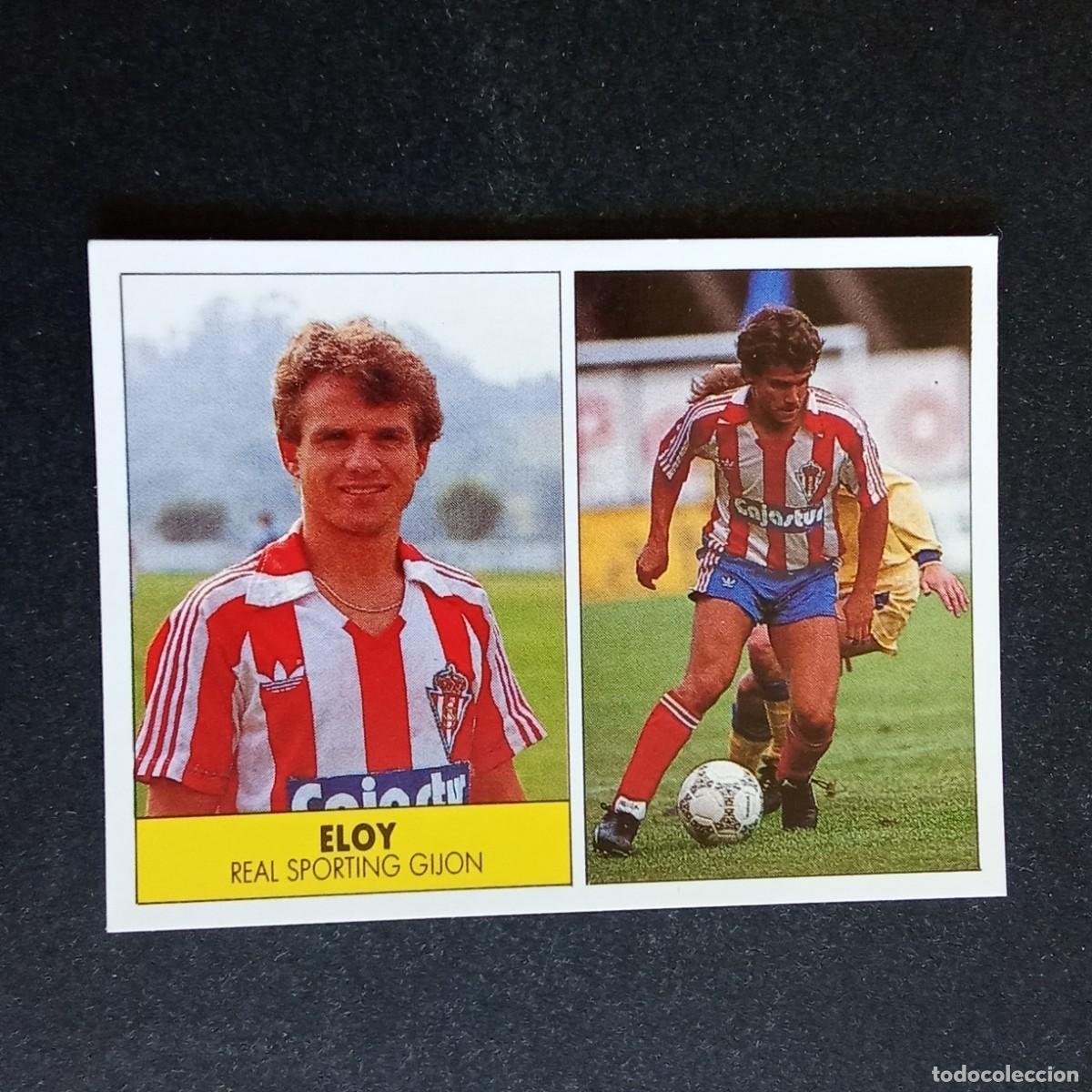 Cromos de f&uacute;tbol: ELOY SPORTING GIJON CROMO EDITORIAL FESTIVAL 1987 1988 LIGA 87 88 NUNCA PEGADO