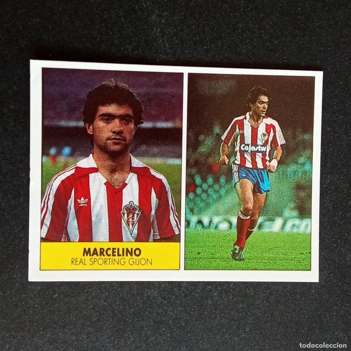Cromos de f&uacute;tbol: MARCELINO SPORTING GIJON CROMO EDITORIAL FESTIVAL 1987 1988 LIGA 87 88 NUNCA PEGADO