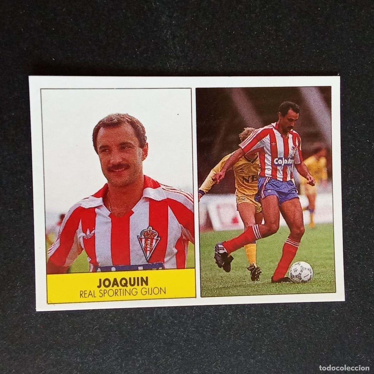 Cromos de f&uacute;tbol: JOAQUIN SPORTING GIJON CROMO EDITORIAL FESTIVAL 1987 1988 LIGA 87 88 NUNCA PEGADO