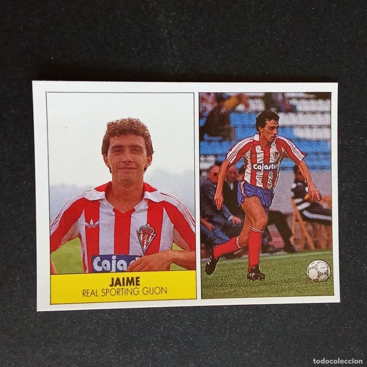 Cromos de f&uacute;tbol: JAIME SPORTING GIJON CROMO EDITORIAL FESTIVAL 1987 1988 LIGA 87 88 NUNCA PEGADO