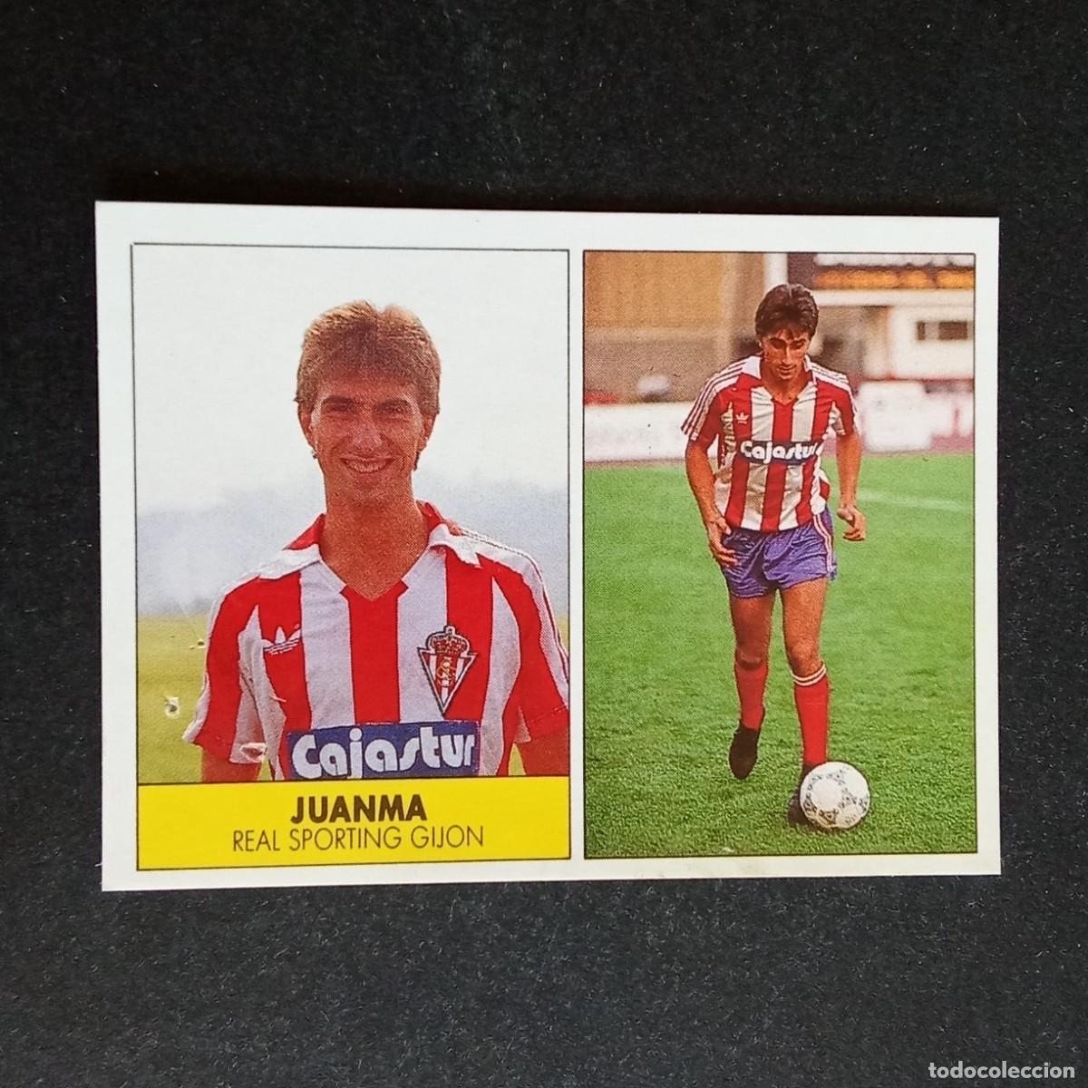 Cromos de f&uacute;tbol: JUANMA SPORTING GIJON CROMO EDITORIAL FESTIVAL 1987 1988 LIGA 87 88 NUNCA PEGADO