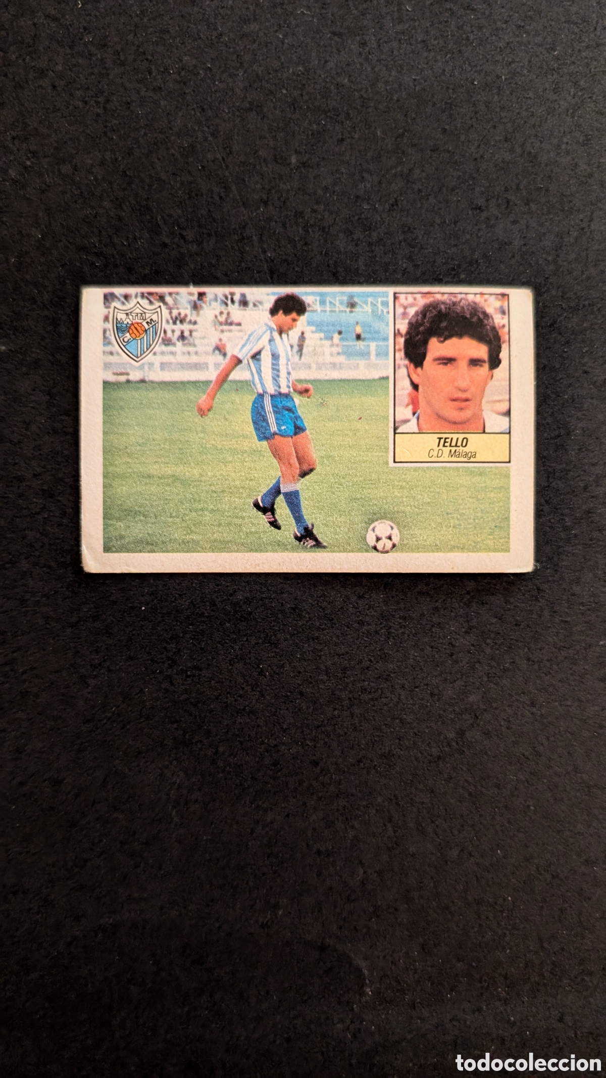Cromos de Futebol: L1 TELLO MALAGA VERSION FICHAJE 11 LIGA ESTE 1984/85 84 85 DESPEGADO RECUPERADO