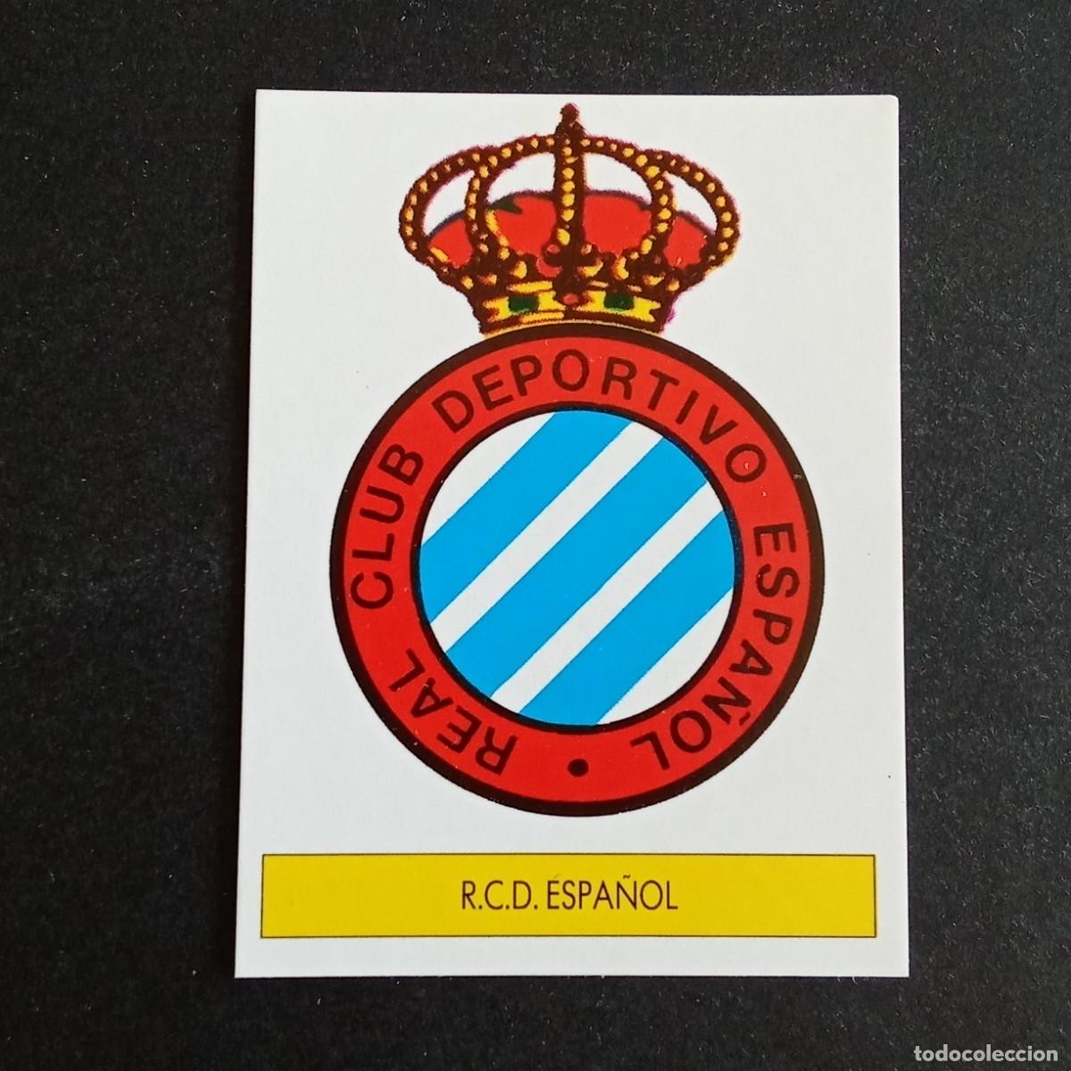 Cromos de f&uacute;tbol: ESCUDO ESPA&Ntilde;OL CROMO EDITORIAL FESTIVAL 1987 1988 LIGA 87 88 NUNCA PEGADO