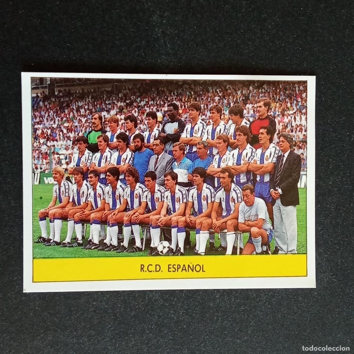 Cromos de f&uacute;tbol: ALINEACION ESPA&Ntilde;OL CROMO EDITORIAL FESTIVAL 1987 1988 LIGA 87 88 NUNCA PEGADO