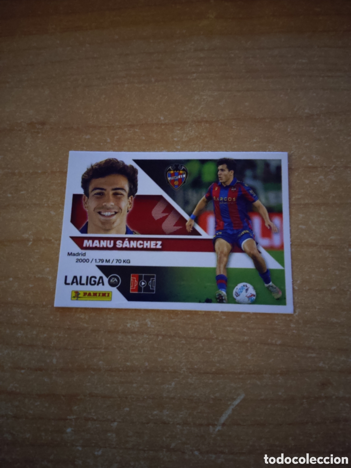 Cromos de f&uacute;tbol: 9 MANU SANCHEZ LEVANTE LIGA ESTE 2026 2027