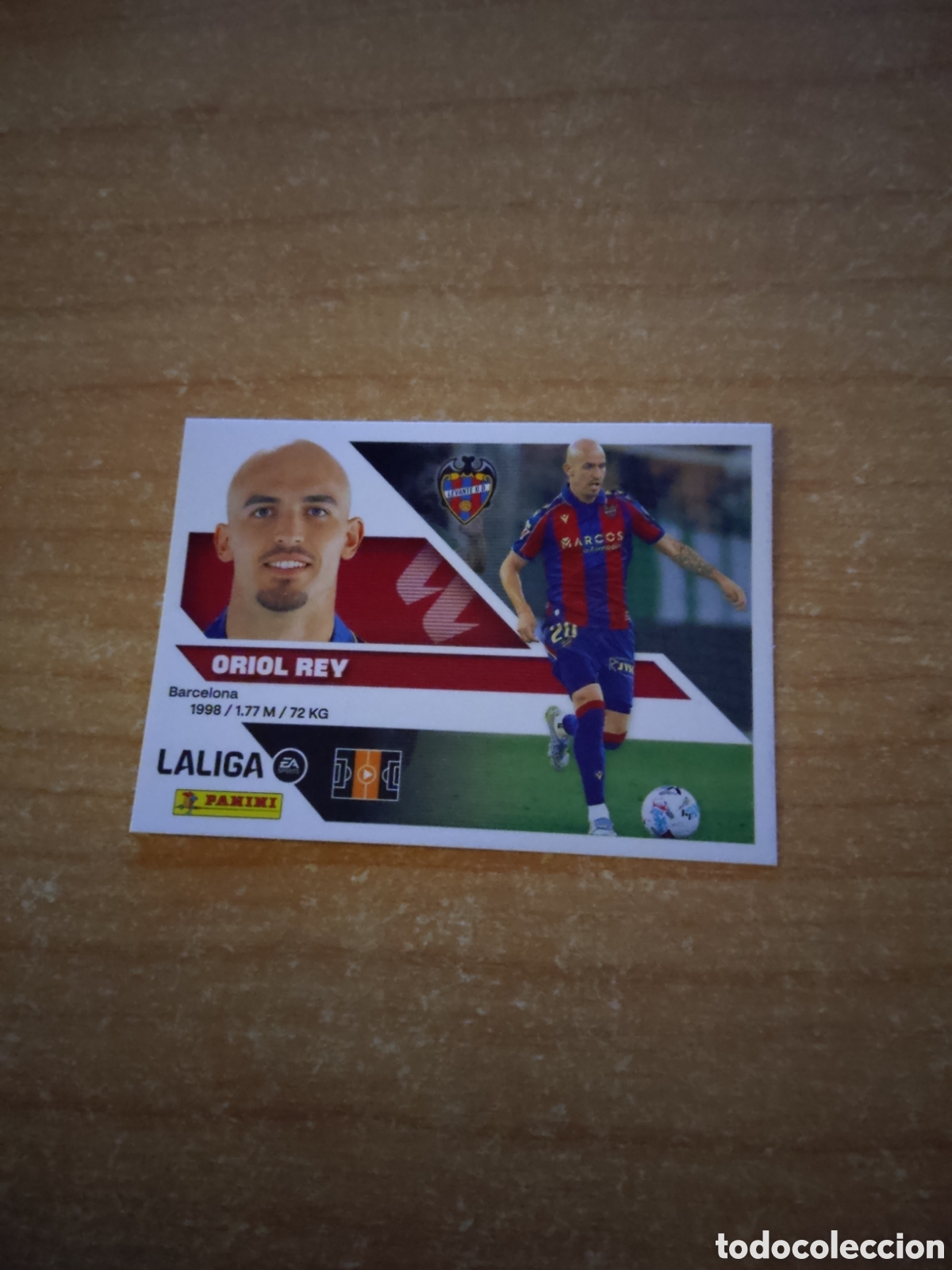 Cromos de f&uacute;tbol: 11 ORIOL REY LEVANTE LIGA ESTE 2026 2027