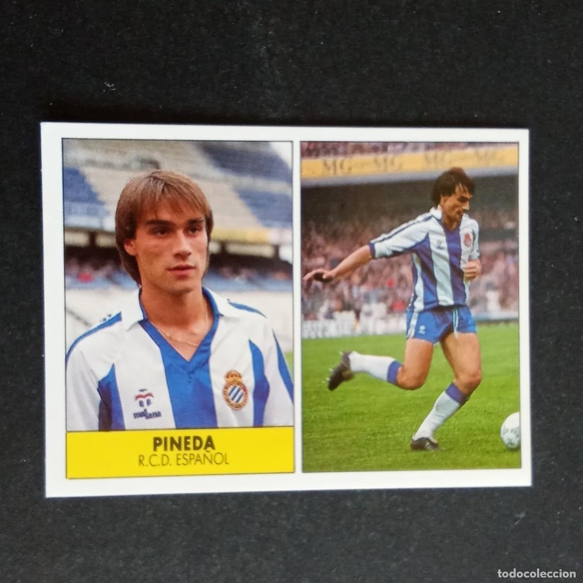 Cromos de f&uacute;tbol: PINEDA ESPA&Ntilde;OL CROMO EDITORIAL FESTIVAL 1987 1988 LIGA 87 88 NUNCA PEGADO