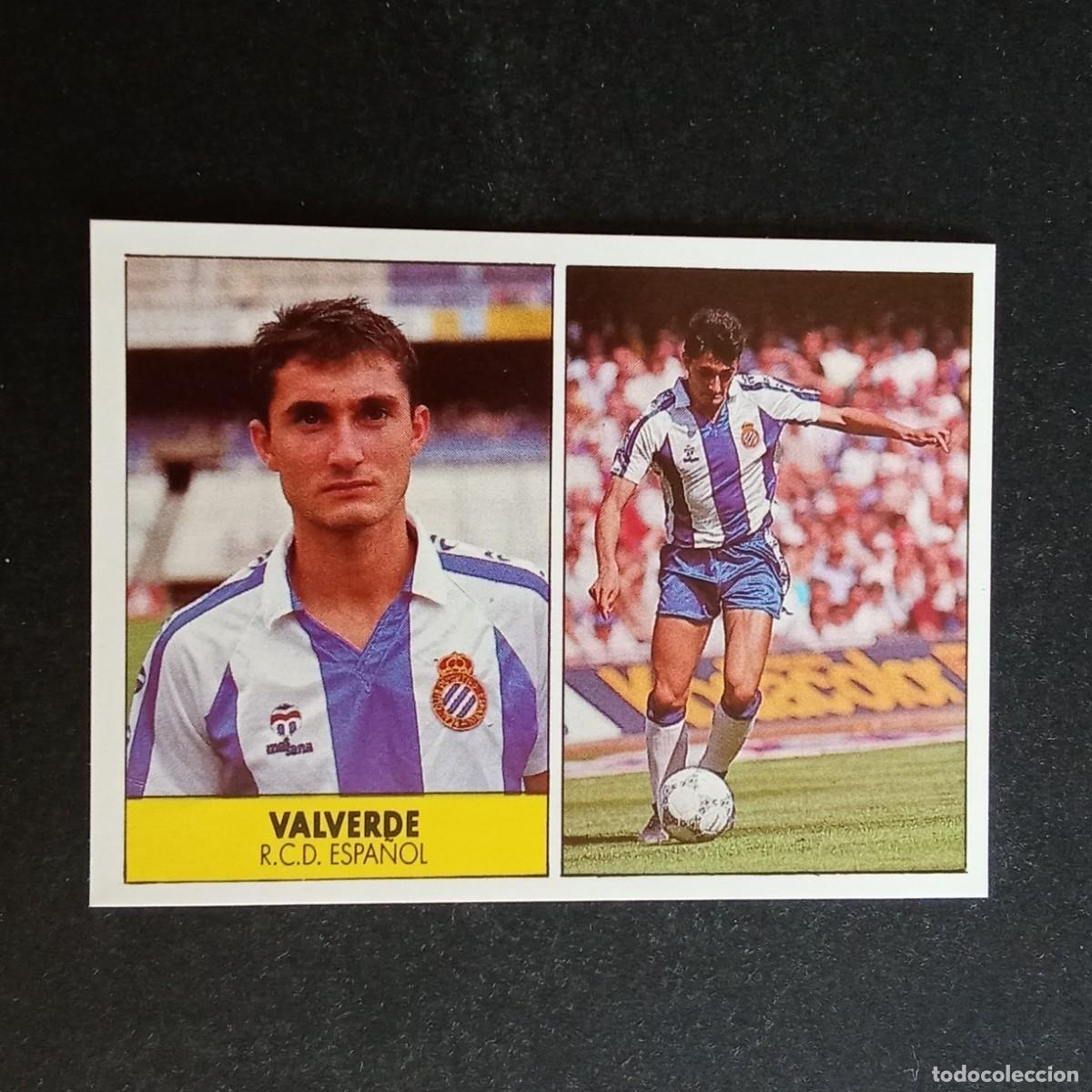 Cromos de f&uacute;tbol: VALVERDE ESPA&Ntilde;OL CROMO EDITORIAL FESTIVAL 1987 1988 LIGA 87 88 NUNCA PEGADO
