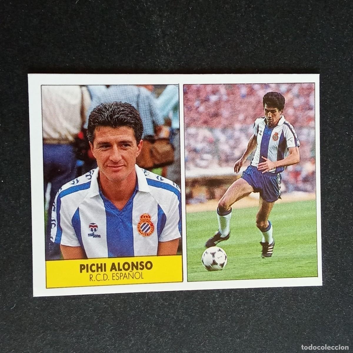 Cromos de f&uacute;tbol: PICHI ALONSO ESPA&Ntilde;OL CROMO EDITORIAL FESTIVAL 1987 1988 LIGA 87 88 NUNCA PEGADO