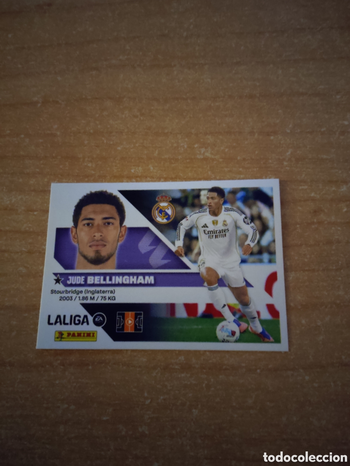 Cromos de f&uacute;tbol: 14 BELLINGHAM REAL MADRID LIGA ESTE 2026 2027