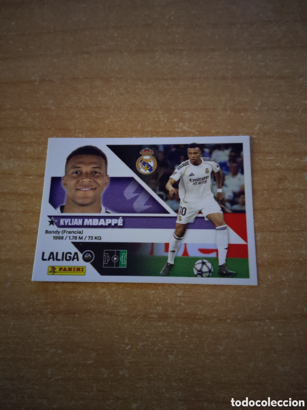 Cromos de f&uacute;tbol: 20 MBAPPE REAL MADRID LIGA ESTE 2026 2027