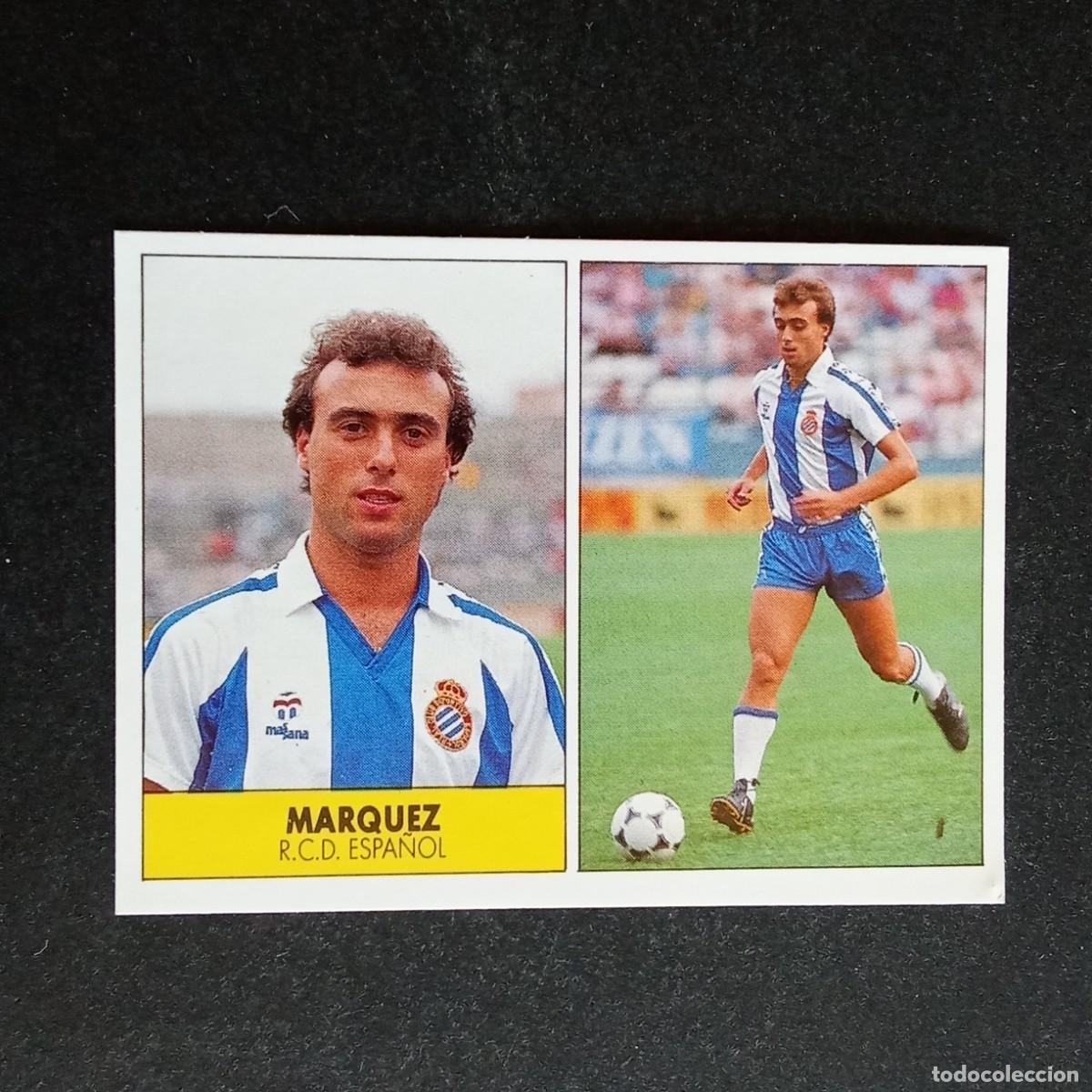 Cromos de f&uacute;tbol: MARQUEZ ESPA&Ntilde;OL CROMO EDITORIAL FESTIVAL 1987 1988 LIGA 87 88 NUNCA PEGADO
