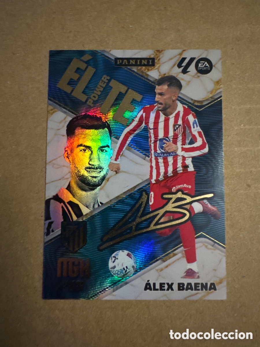 Cromos de f&uacute;tbol: # P506 506 &Aacute;lex Baena Atl&eacute;tico de Madrid ELITE POWER Tercera 3 edici&oacute;n Megacracks 25 26 2025 2026 3&ordf;