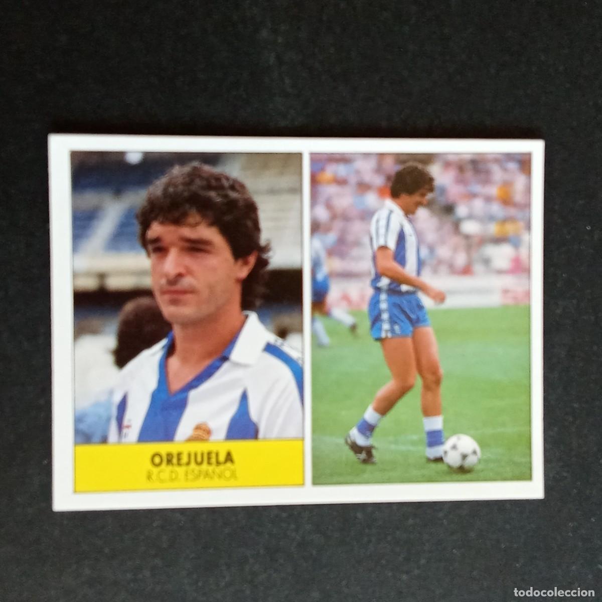 Cromos de f&uacute;tbol: OREJUELA ESPA&Ntilde;OL CROMO EDITORIAL FESTIVAL 1987 1988 LIGA 87 88 NUNCA PEGADO