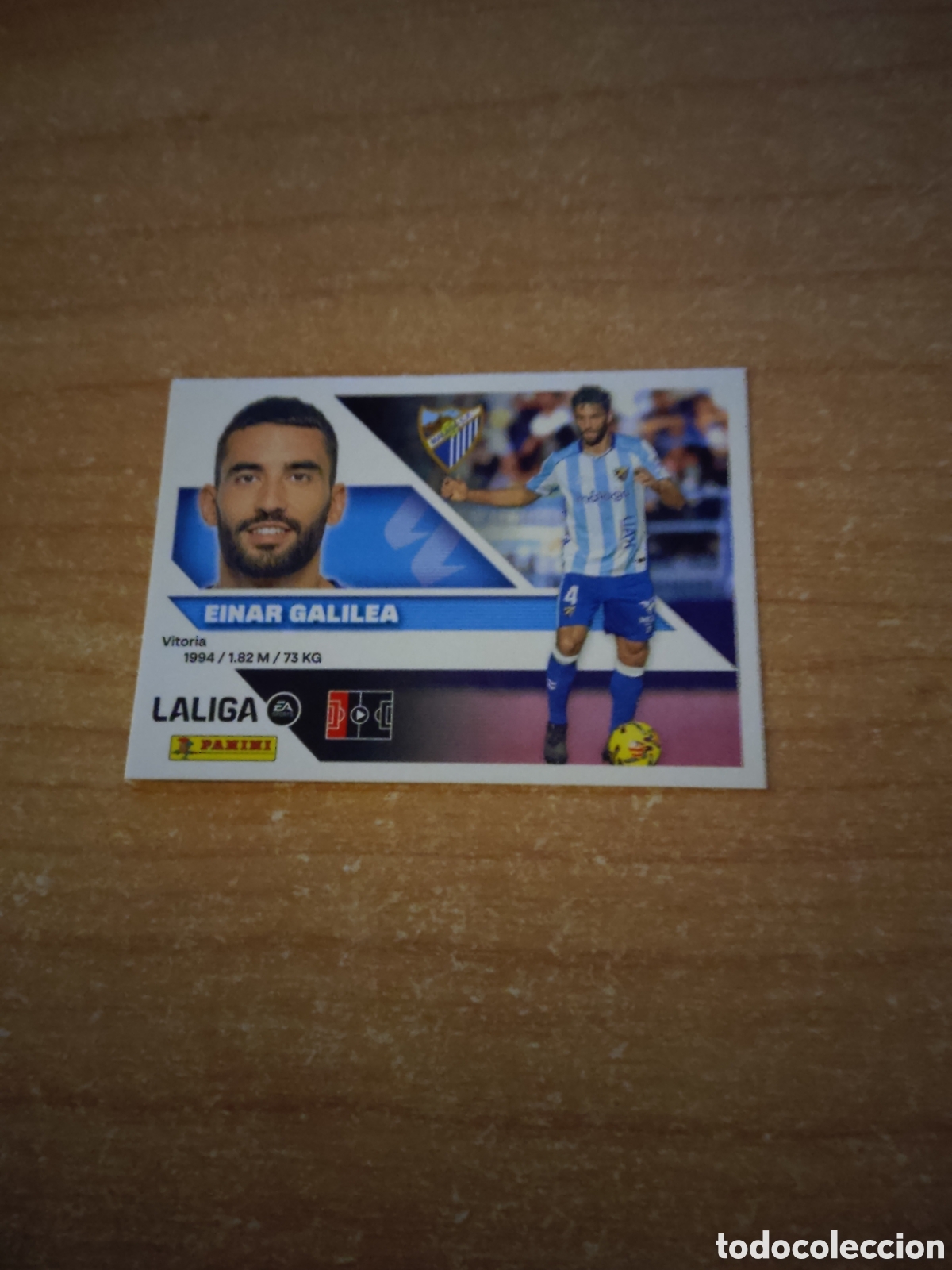Cromos de f&uacute;tbol: 8 EINAR GALILEA MALAGA LIGA ESTE 2026 2027